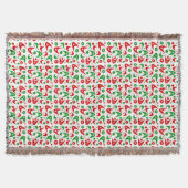 Retro Christmas Boomerangs Decke (Vorderseite)