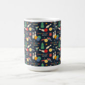 Retro Christmas Bowling Pattern Kaffeetasse (Mittel)