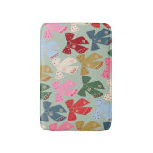 Retro Christmas Bows Coquette Badematte (Vorderseite Vertikal)