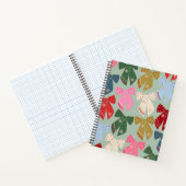 Retro Christmas Bows Coquette Notizblock (Innenseite)
