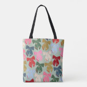Retro Christmas Bows Coquette Tasche (Rückseite)