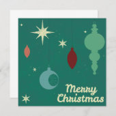 Retro Christmas Card (Vorne/Hinten)