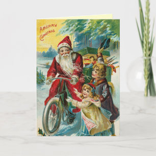 Retro Christmas Card Feiertagskarte