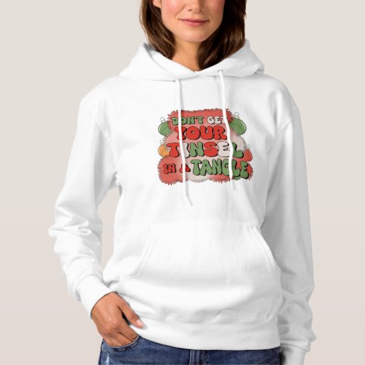 Retro Christmas Cheer Hoodie (Vorderseite)
