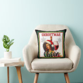 Retro Christmas Cheer Pinup Kissen (Stuhl )