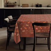 Retro Christmas Cloth Pastel Peaceful Dining Tischdecke