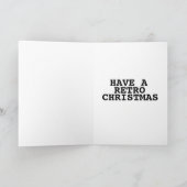 RETRO CHRISTMAS COUPLE ART GREETCARD FEIERTAGSKARTE (Innenseite)