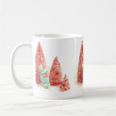 Retro Christmas Deer Kaffeetasse (Links)