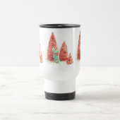 Retro Christmas Deer Reisebecher (Mittel)