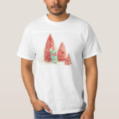 Retro Christmas Deer T-Shirt (Vorderseite)