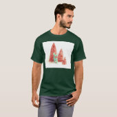 Retro Christmas Deer T-Shirt (Vorne ganz)