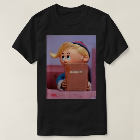 Retro Christmas Dentist Hermey The Elf Premium T-Shirt (Design vorne)
