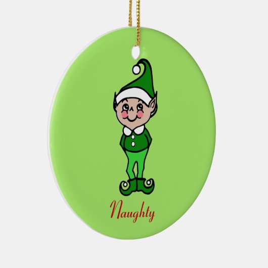Retro Christmas Elf Ornament (Rechts)