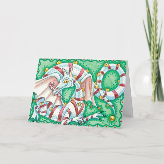 Retro Christmas Feiertagskarte (Vorderseite)