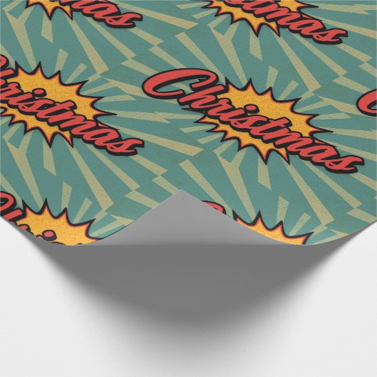 Retro Christmas  Geschenkpapier (Ecke)
