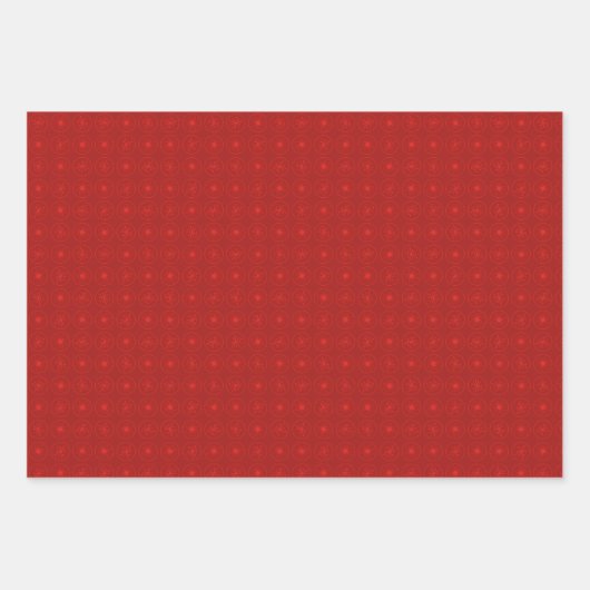 Retro Christmas Geschenkpapier Set (Vorderseite 3)