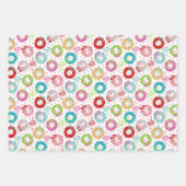 Retro Christmas Geschenkpapier Set (Vorderseite)