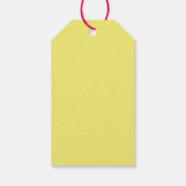 “Retro Christmas Gift Tag – Santa with Gifts” Geschenkanhänger (Rückseite)