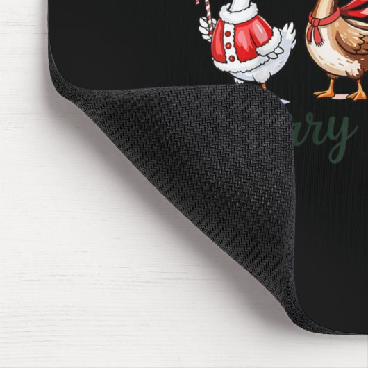 Retro Christmas Goose Xmas Merry Goosmas Mousepad (Ecke)