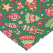 Retro Christmas Großer Tischläufer (Ecke)