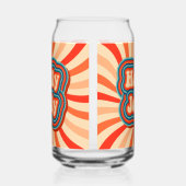 Retro Christmas Holidays Holly Jolly Typografie Dosenglas (Links)