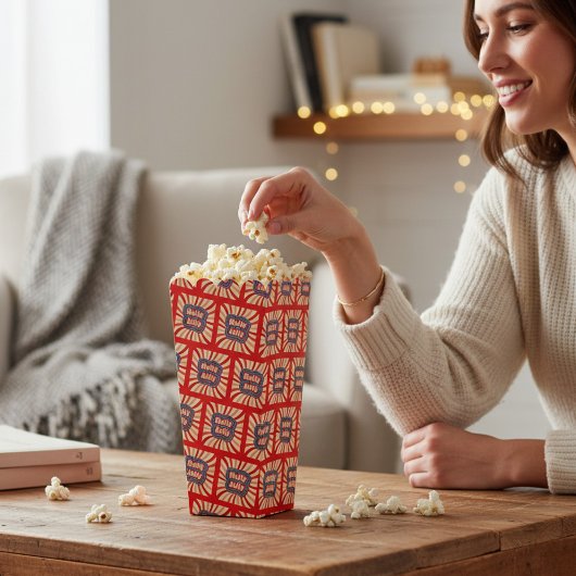 Retro Christmas Holidays Holly Jolly Typografie Geschenkschachtel