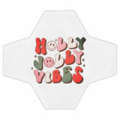Retro Christmas Holly Jolly Vibes Trendy Holidays Fußball (Flach)