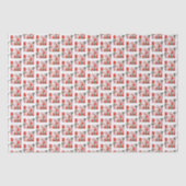 Retro Christmas Holly Jolly Vibes Trendy Holidays Seidenpapier (Vorderseite)
