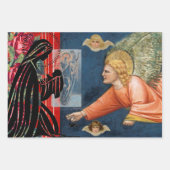 RETRO CHRISTMAS IMAGES Wrapping Paper Set 3 Geschenkpapier Set (Vorderseite 2)