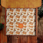 Retro Christmas Joy Seidenpapier