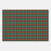 Retro Christmas Karierte Sorte Geschenkpapier Set (Vorderseite 3)