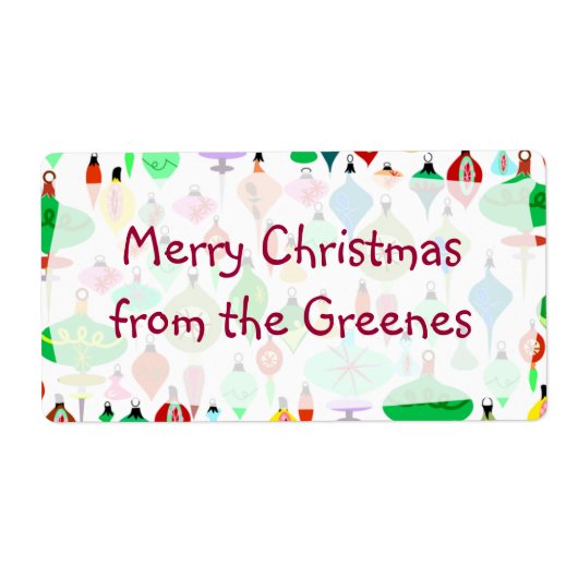 Retro Christmas Labels (Vorne)
