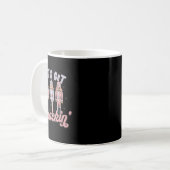 Retro Christmas Lasse Crackin Nutcrackers Vinta Kaffeetasse (Vorderseite Links)