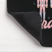 Retro Christmas Lasse Crackin Nutcrackers Vinta Mousepad (Ecke)