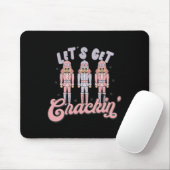 Retro Christmas Lasse Crackin Nutcrackers Vinta Mousepad (Mit Mouse)