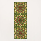 Retro Christmas Mandala Yogamatte (Vorderseite)