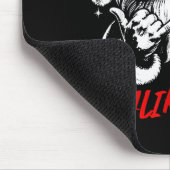 Retro Christmas Mele Kalikimaka Santa Shaka Hawaii Mousepad (Ecke)