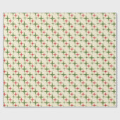 Retro Christmas Mitte des Jahrhunderts Moderne Ato Geschenkpapier (Flach)