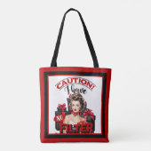 Retro Christmas No Filter Pinup Tasche (Rückseite)
