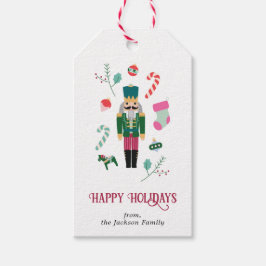 Retro Christmas Nutcracker Vintag Holiday Geschenkanhänger