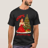 Retro Christmas Oops I Got Another Tree Funny Sayi T-Shirt (Vorderseite)