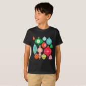 Retro Christmas Ornaments Mid Century Modern T-Shirt (Vorne ganz)