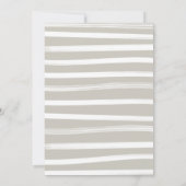 Retro Christmas Party Ornament Einladung (Rückseite)