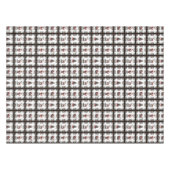 Retro Christmas Pattern Tischdecke (Vorderseite (Horizontal))