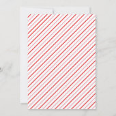 Retro Christmas pink Santa First Birthday Einladung (Rückseite)