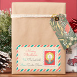 Retro Christmas Postage Briefmarke Labels - Kerze Rechteckiger Aufkleber<br><div class="desc">Erleben Sie die Magie dieser Saison, indem Sie Geschenke für diejenigen, die Sie am meisten mit diesen Retro Weihnachts-Postage-Labels Liebe! Fügen Sie Ihren Festlichkeiten eine Touch Vintagen Charmes hinzu, indem Sie jedes Element mit einem Namen personalisieren. Ideal um den Feiertag zu verbringen!. ©Mia Valdez * Sie werden ein zusätzliches Siegel...</div>