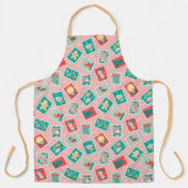 Retro Christmas Postage-Briefmarke Schürze (Vorderseite)