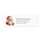 Retro Christmas Santa Claus - Adresse (Vorne)