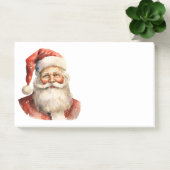 Retro Christmas Santa Claus Post-it Klebezettel (Büro)