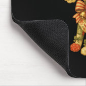 Retro Christmas Season Patchwork Odle Dog Squad Fa Mousepad (Ecke)